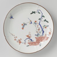 Bord, Japans porselein, collectie Rijksmuseum inv.nr. BK-1968-229-A